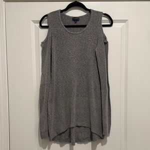 The limited grey cold shoulder sweater size small